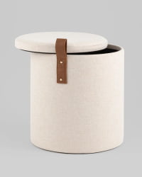 Пуф с ящиком Эркки S белый