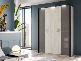 Фасад дверь Техно ЛД 678.180.000 Дуб Крафт белый