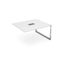 Стол системы БЭНЧ, переговорный, средний GLOSS LINE НСПС-О.928 Белый Премиум