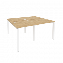 Рабочая станция на П-образном м/к ONIX O.MP-D.RS-4.0.7 Тиквуд Светлый/Белый