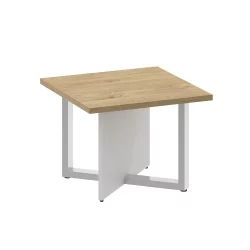 Стол квадратный SHIFT SK.SG-KV-60 Тиквуд Светлый/Белый Бриллиант