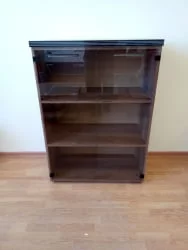 Шкаф со стеклянными дверьми и топом TMC 85.2 (Дуб Каньон)