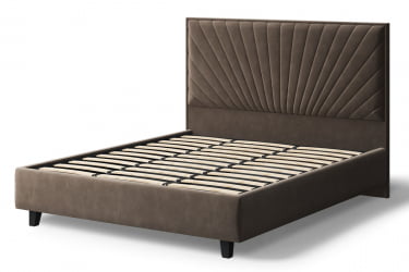 Кровать Леона, 2000 x 1400 мм, коричневый