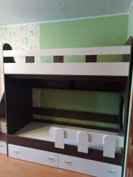 Бортик к кроватке Юниор круглый Белое дерево