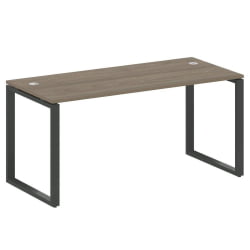 Стол письменный на О-образном м/к METAL SYSTEM БО.СП-4 Вяз/Антрацит