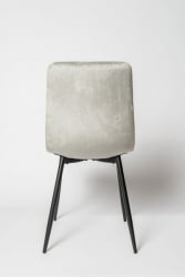 Дизайнерский стул OKC 1225 серый вельвет G-062-39