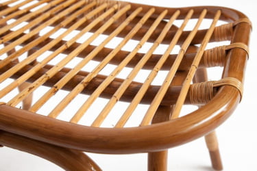 Табурет Secret De Maison Andersen Stool (mod. 01 5085 FS) натуральный ротанг, 53х40х42см, светлый мед/матовый