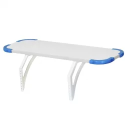 Полка задняя с проставкой Polka_z 3/750 Белая Синяя