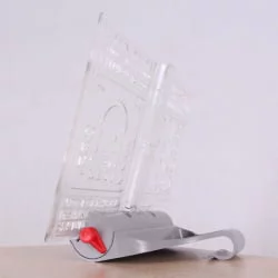 Трехуровневая подставка-трафарет под книгу ПК-03 Зеленая