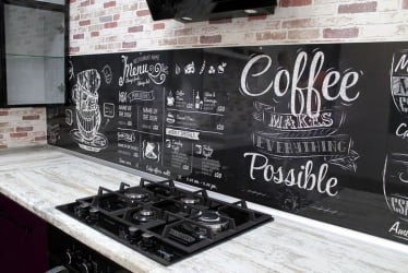 Глянцевый фартук (КОМПОЗИТ) KM 33