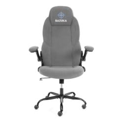 Кресло геймерское BAZUKA metalBL велюр, серый, 29