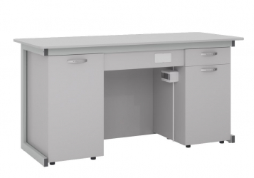 Стол демонстрационный для кабинета химии/ биологии Серый