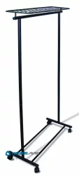 Вешалка напольная на колесах М 9 Чёрный