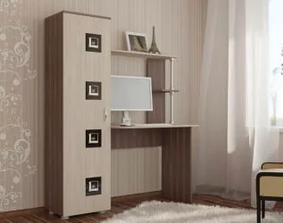 Стол компьютерный Юниор 2 Ясень шимо