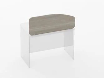 Экран разделительный Glassy 5.12.10 Дуб сантана светлый