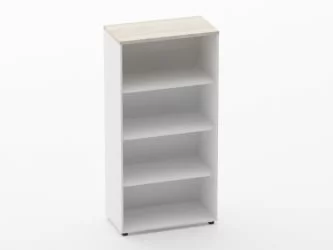 Шкаф 3 широкий открытый Deka 10.16.101 Дуб Сантана светлый/Белый