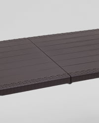 Стол складной чемодан пластиковый Кейт 180 Коричневый