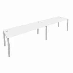 Рабочая станция на 2 раб.места Metal System Б.СМ-2.5 Белый/Серый