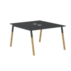 Рабочая станция Forta FWST 1113 Черный графит Дуб Гамильтон