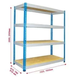 Стеллаж для склада МКФ 18764-2,0