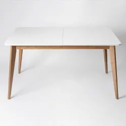 Стол обеденный Пегас Plus 120x75 Эмаль белая