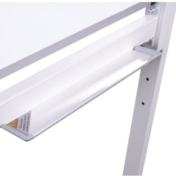 Доска-флипчарт магнитно-маркерная НА СТЕНДЕ BRAUBERG 2-сторонняя (90х120 см)