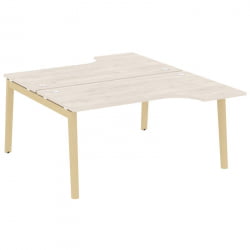 Рабочая станция Оникс Вуд ОВ.Д.СА-1 Денвер Светлый/Дуб Светлый/Металл Белый 1580*1995*750 (1475/460) / OW.D.SA-1