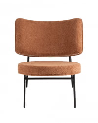 Кресло District Lounge букле Терракотовый