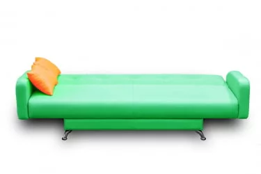 Диван с металлическими ножками MANGO 3 (2 категория) Зеленый Оранжевый