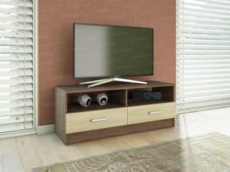 Тумба для гостиной Ясень шимо темный/Ясень шимо светлый