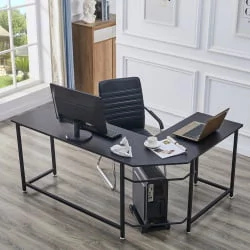 Угловой компьютерный стол KIWI Черный BK