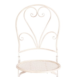 Стул Love Chair (PL08-11140) стальной сплав, античный белый, 40х47,5х94 см