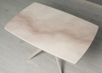 Обеденный стол Орфей 46 (04) Мрамор бежевый