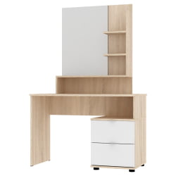 Туалетный столик Алиса(C3)1524х1001х459сторцевойручкой(ДСС-Белый)