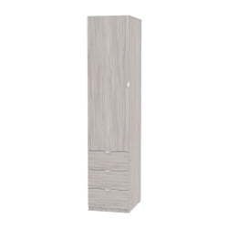 Шкаф распашный Риал(H19)198х45х45ручкаторцеваяTR-2(ЯШС)