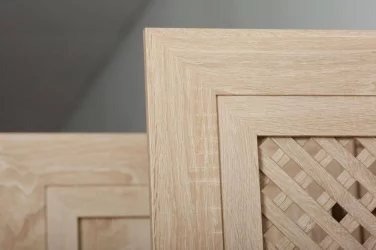 Шкаф кухонный 800 высокий с решеткой Кантри ЛД 235.343.000 Сономе эйч светлая