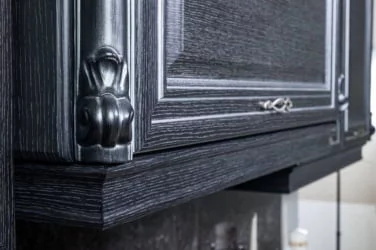 Шкаф кухонный 800 горизонтальный Италия ЛД 275.756.000 Черный Дуб темный