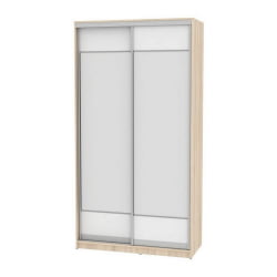 Шкаф-купе B-220х120х60-1(ДСС-Белый-D8D8)