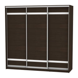 Шкаф-купе B-220х235х60-3(Венге-D9D9D9)