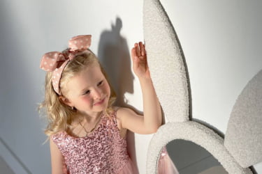 Набор детский Зайка MK-0019 белое дерево/белый (плюш)