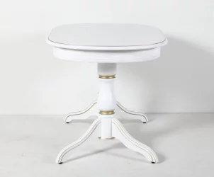 Стол обеденный раскладной Лира (1,6м) тон 1 с золотой патиной