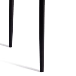 Мягкий стул VERTER (mod. BC577-DC) металл, флок, 41 х 52 х 95 см, Light grey (светло-серый) HLR14 / черный