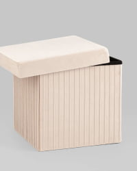 Пуф складной с ящиком Store Square Бежевый