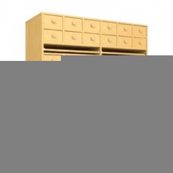 Шкаф картотечный 2-секционный АЛц.ШдК-24