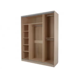 Шкаф-купе Бассо 1-600 бабочки Дуб сонома