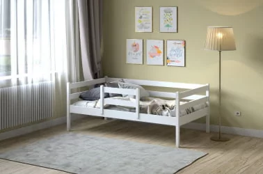 Детская кровать из дерева RooRoom VK-1 Белая