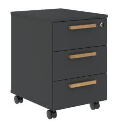 Тумба мобильная Forta FMC-3D Черный графит