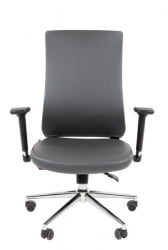 Офисное кресло CHAIRMAN 500 LUX БП экокожа Серый
