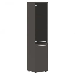 Шкаф-колонка комбинированная левая EDIS EHCS 42.2 L Мокко Белый Мокко