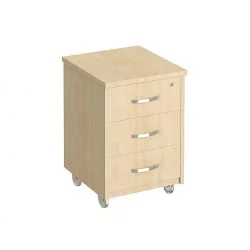 Тумба подкатная (3 ящика, с замком) Riva А.ТМ-3 Клен